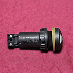 Werma 10701075 Black Panel Mount Buzzer