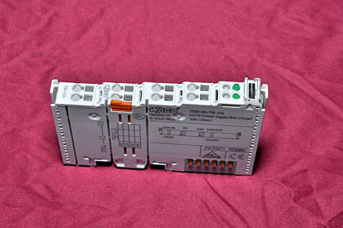 Wago 750-626 24v dc power supply filter 68 6805303