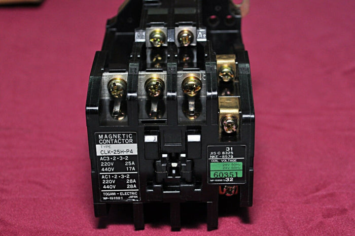 Togami electric clk 25h p4 magnetic contactor