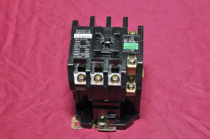 Togami electric clk 25h p4 magnetic contactor