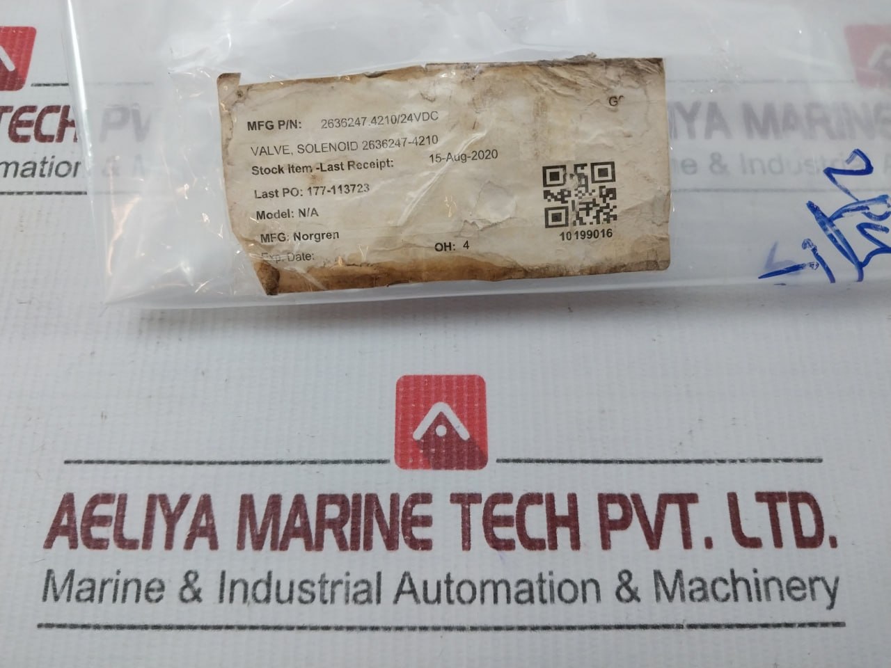 2636247 Double Solenoid Valve Norgren 24V Dc