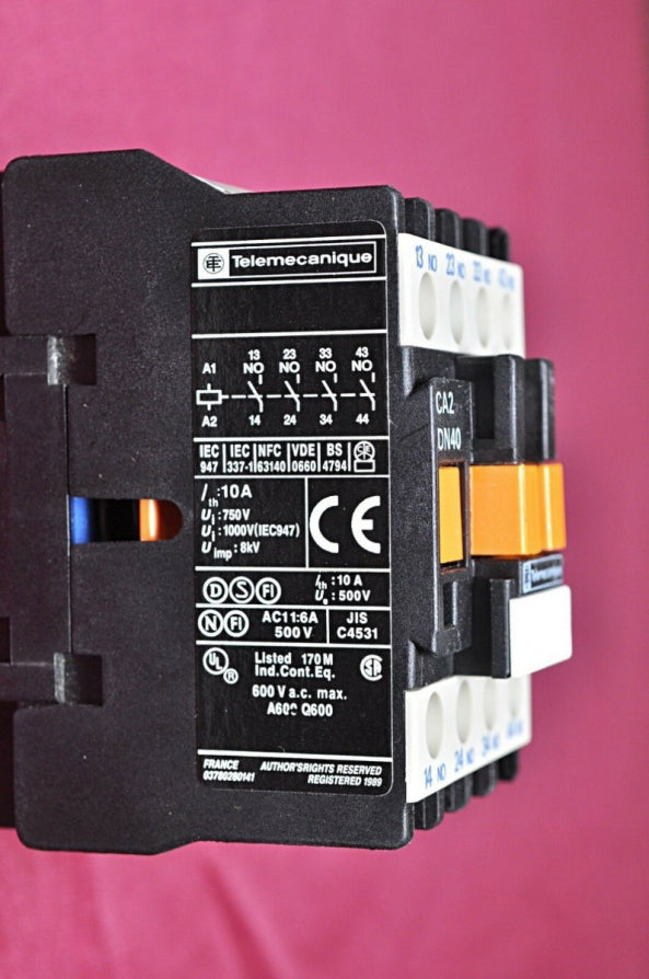 Telemecanique Ca2 Dn40M7 Control Relay 10A 750V