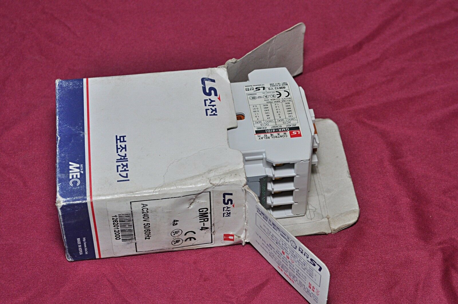 Ls Meta Mec Gmr-4 Control Relay Ac240V 50/60Hz