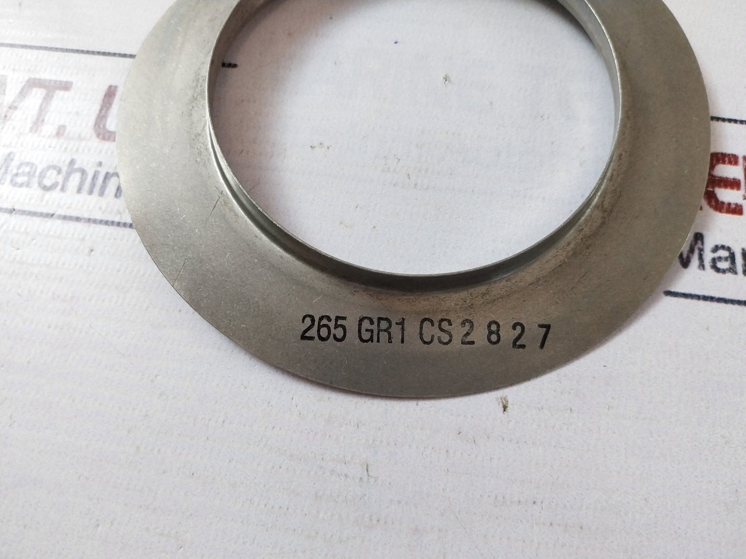 265 Gr1 Cs2827 Seal Retainer