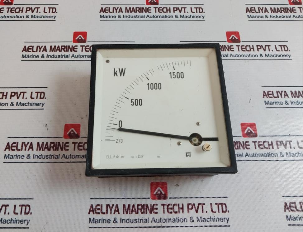 '-270 To 1500 Kw Kilowatt Meter 1Ma