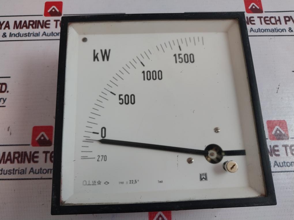 '-270 To 1500 Kw Kilowatt Meter 1Ma