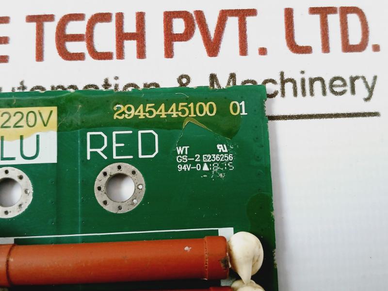 2945445100 01 Printed Circuit Board Card, 220V