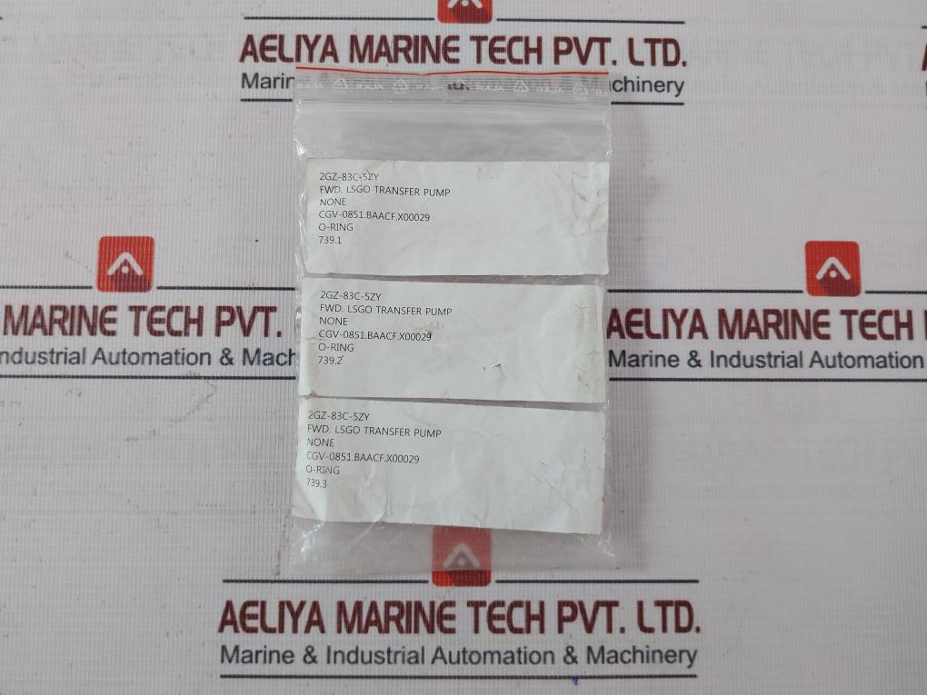 2Gz-83C-5Zy O-ring Kit For Fwd Lsgo Transfer Pump