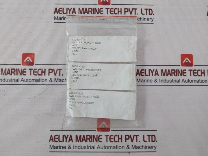 2Gz-83C-5Zy O-ring Kit For Fwd Lsgo Transfer Pump