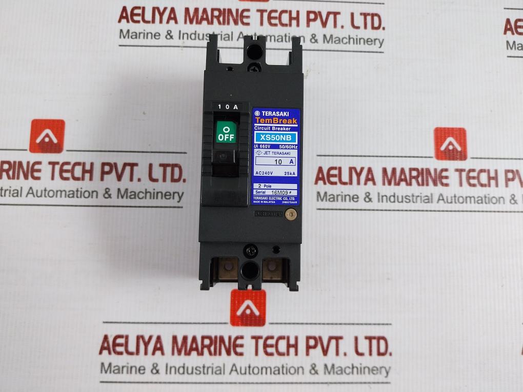 2 Poles Molded-case Circuit Breaker 660V 50/60Hz Terasaki Xs50Nb