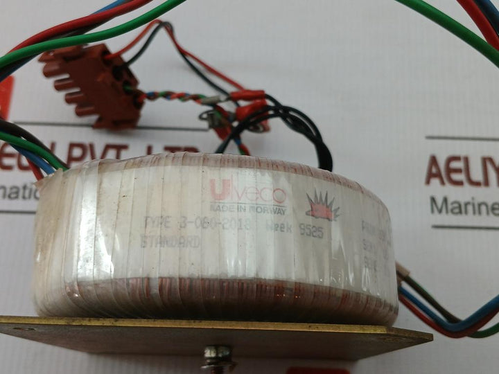 3-080-2018 Power Transformer 230V 50/60Hz Ulveco