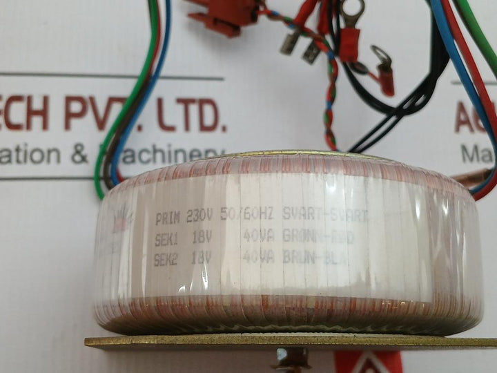 3-080-2018 Power Transformer 230V 50/60Hz Ulveco