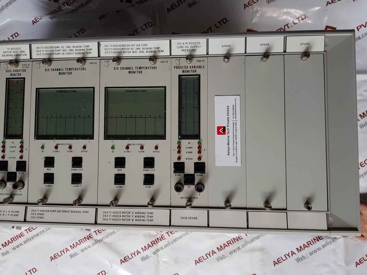 BENTLY NEVADA 3300 System Rack 3300/14, 3300/03, 3300/16, 3300/35, 3300/39