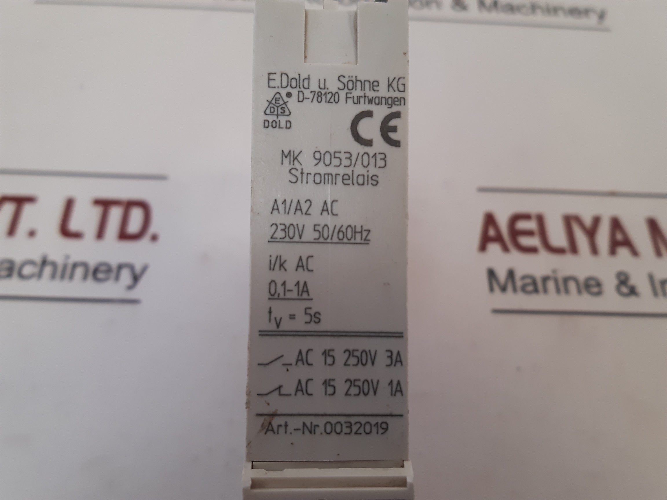 E.Dold Mk9053 Power Relay Mk 9053/013 230V