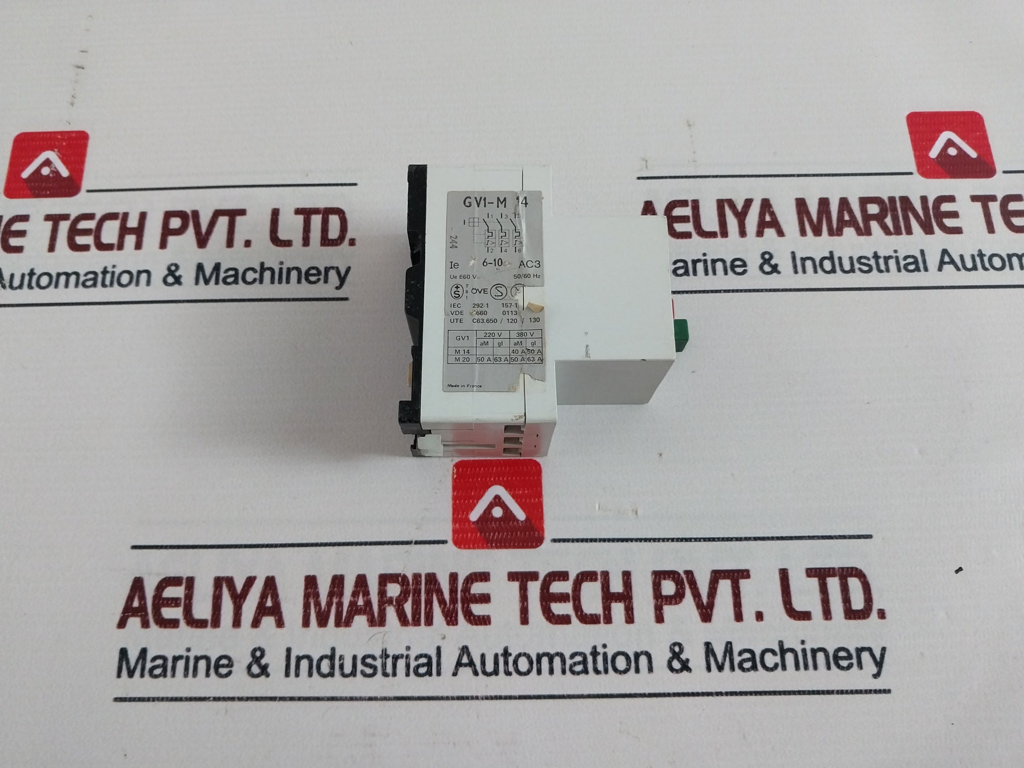 Telemecanique Gv1-m14 Manual Motor Starter 6-10A 50/60Hz
