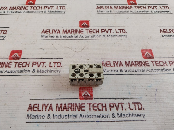 Lot Of 3X Allen-Bradley 195-Ma40 Auxiliary Contacts 500V~10A Ser: A