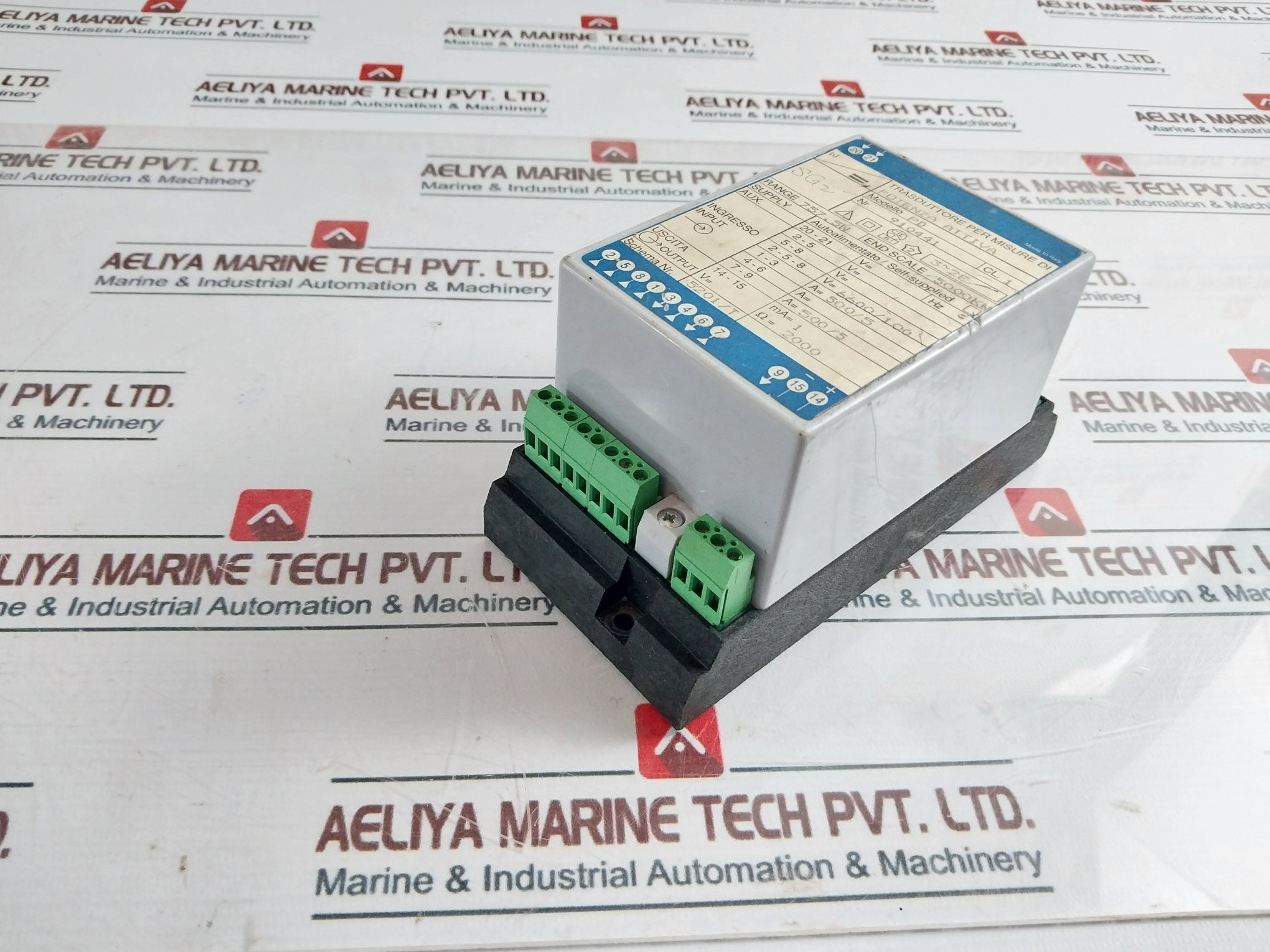 Pd 910441 Transducer For Active Power Measurements 757.5W 5000Kw