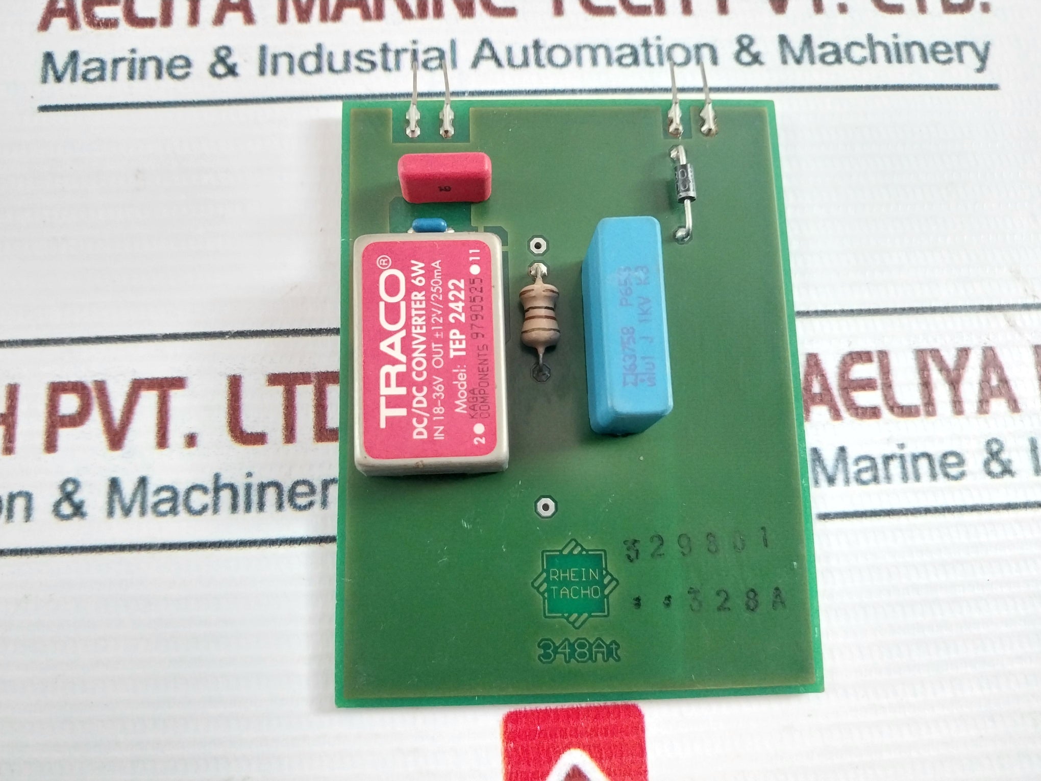 Rhein Tacho 348At Printed Circuit Board