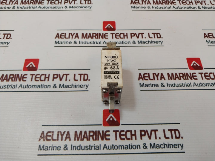 Nh00C (Nt00C) Fuse Link Gg 63A 500V~120Ka 690V~50Ka