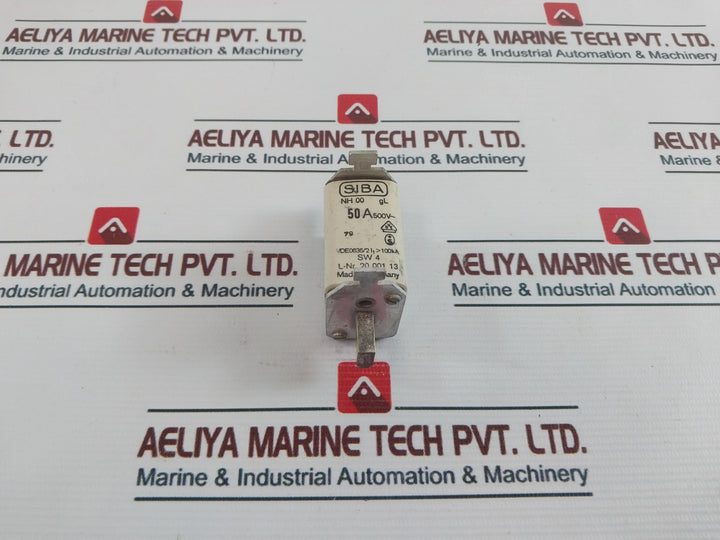 Siba 20 001 13 Fuse Nh 00 Gl, 50A 500V