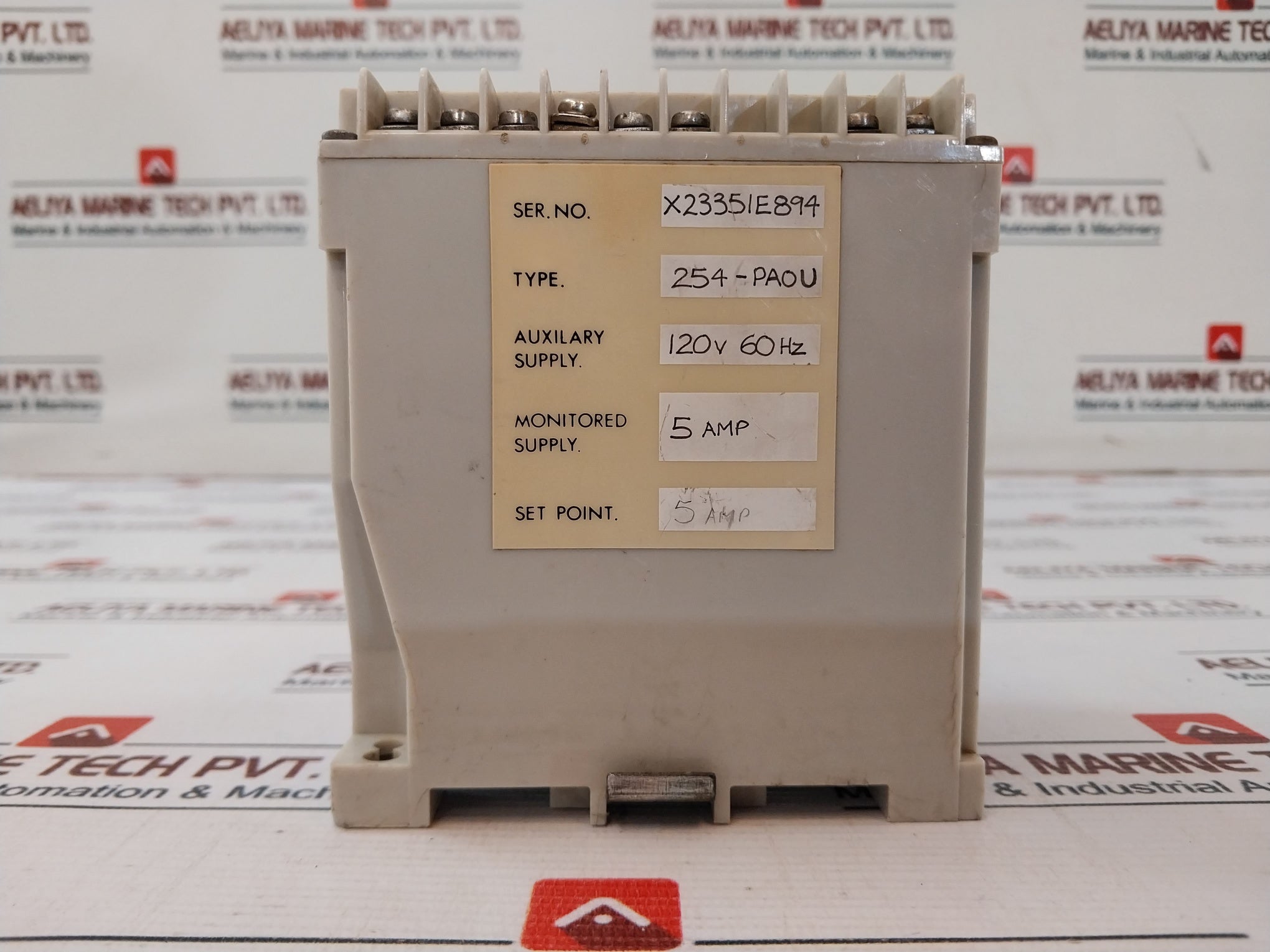Crompton 254-paou Protector Relay 5 Amp 120V 60Hz