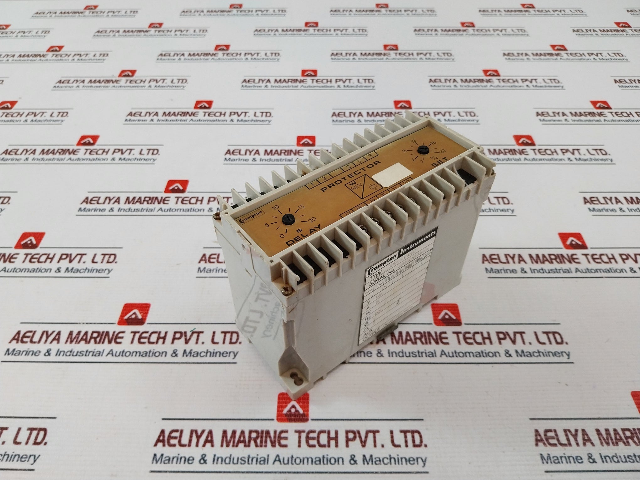 Crompton 256-patu Protector Trip Relay 0-20S Rev W 60Hz