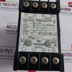 Toyo Keiki Vg-i-sd Voltage Transducer 0~150V Ac 50/60Hz