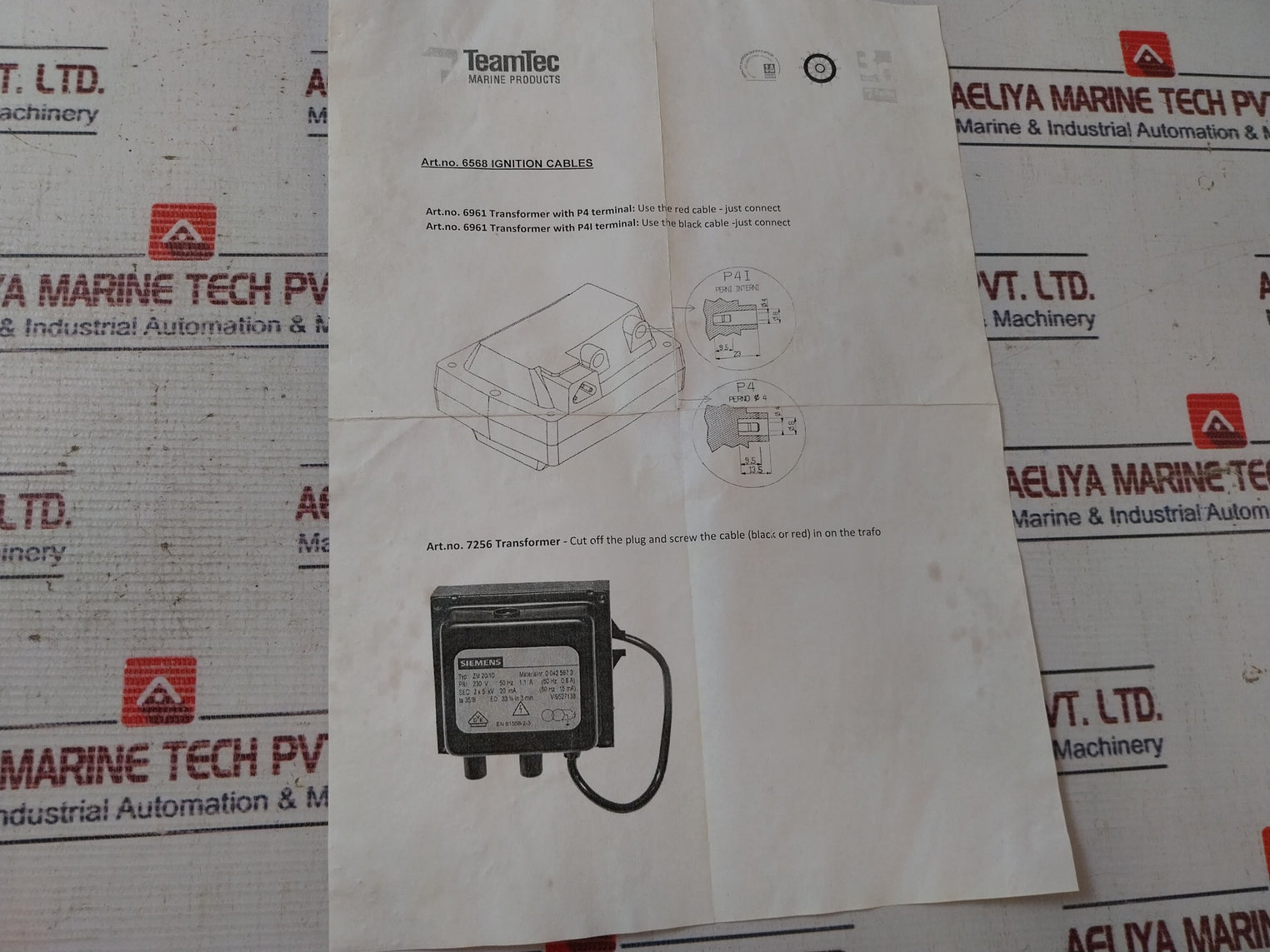 Teamtec 6568 Ignition Cables Set