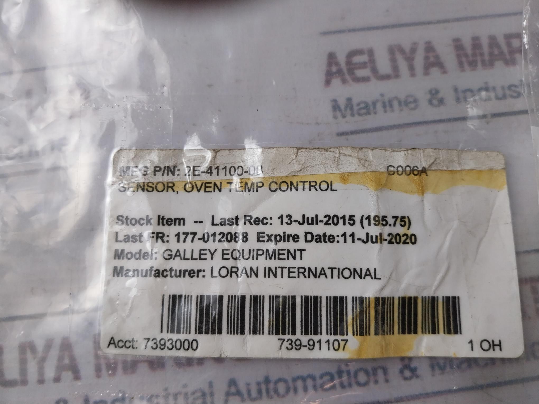 Star 2E-41100-08 Temperature Probe Sensor