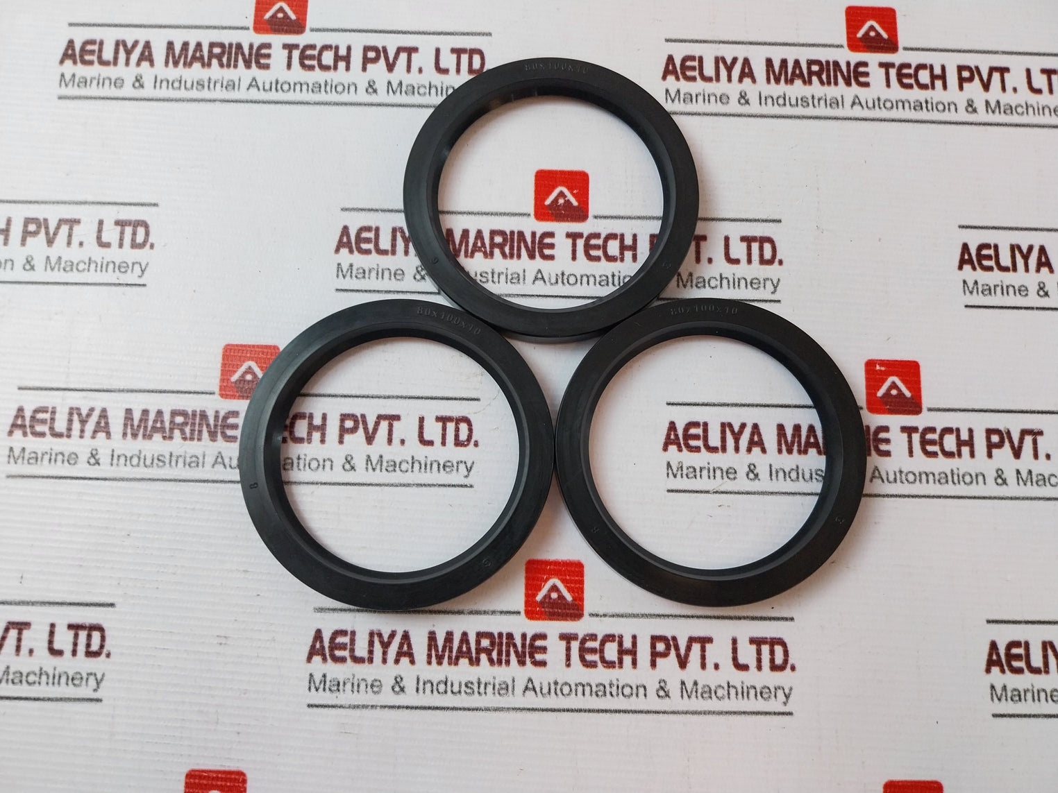 Aker 80X100X10 DIN 3760 Rotary Shaft Seal BA0046791