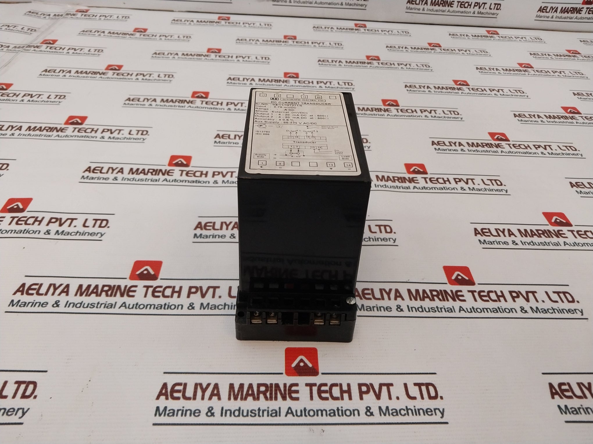 Automatic Electric 0-75 Mvdc Dc Current Transducer