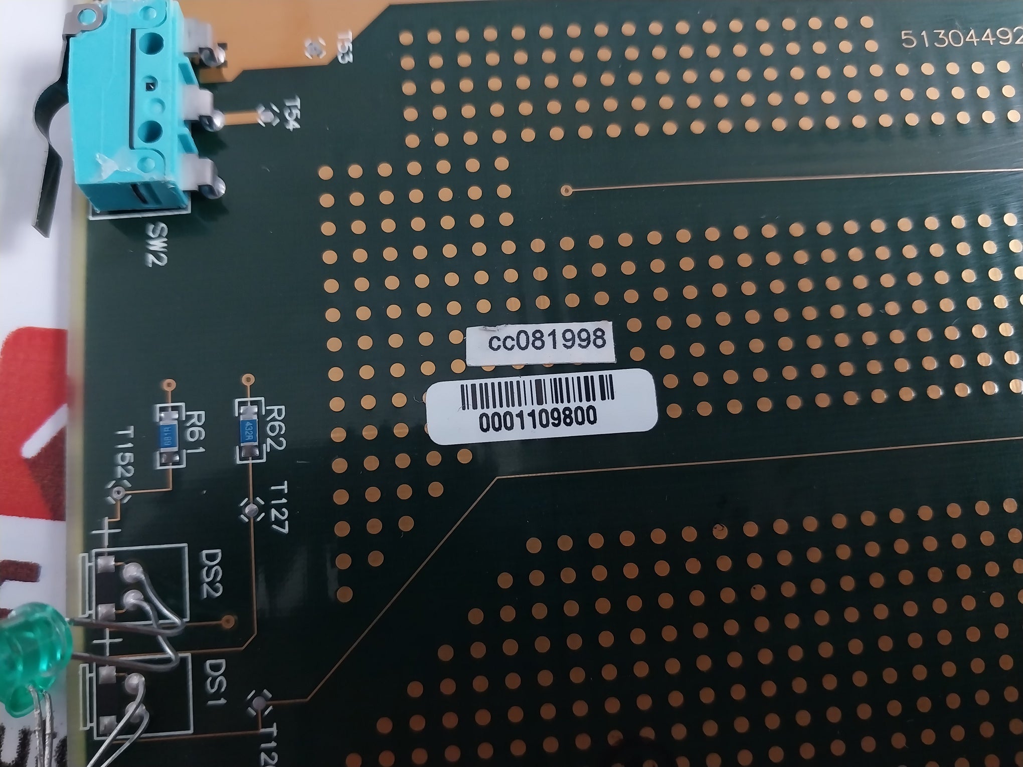 Honeywell 51304493-150 Pm Modem Card 51304492-100 M1 94v-0 Rev D 0001109800