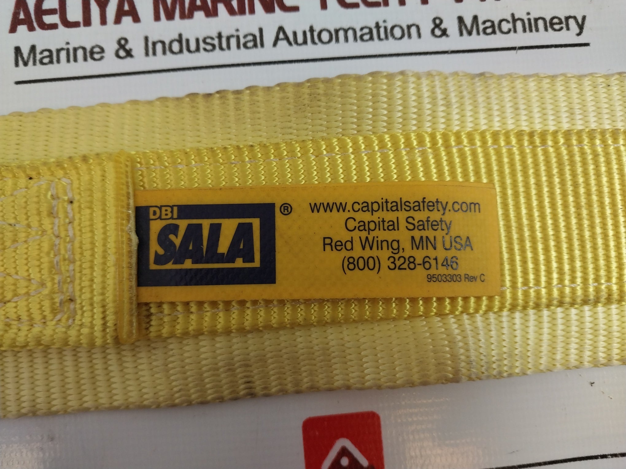 Dbi Sala 1003000 Tie-off Adapter And Scaffold Choker Anchorage Connectors 3 Ft 9503303 Rev: C