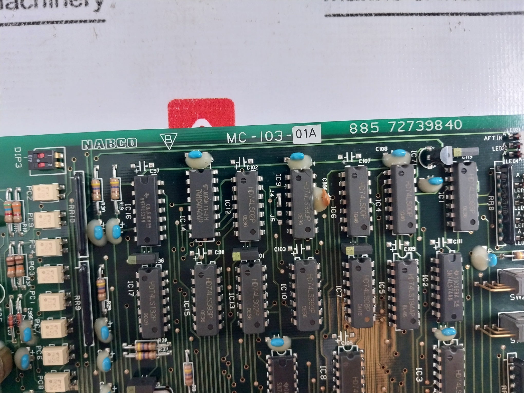 Nabco Mc-103-01A Printed Circuit Board 885 480 Gm