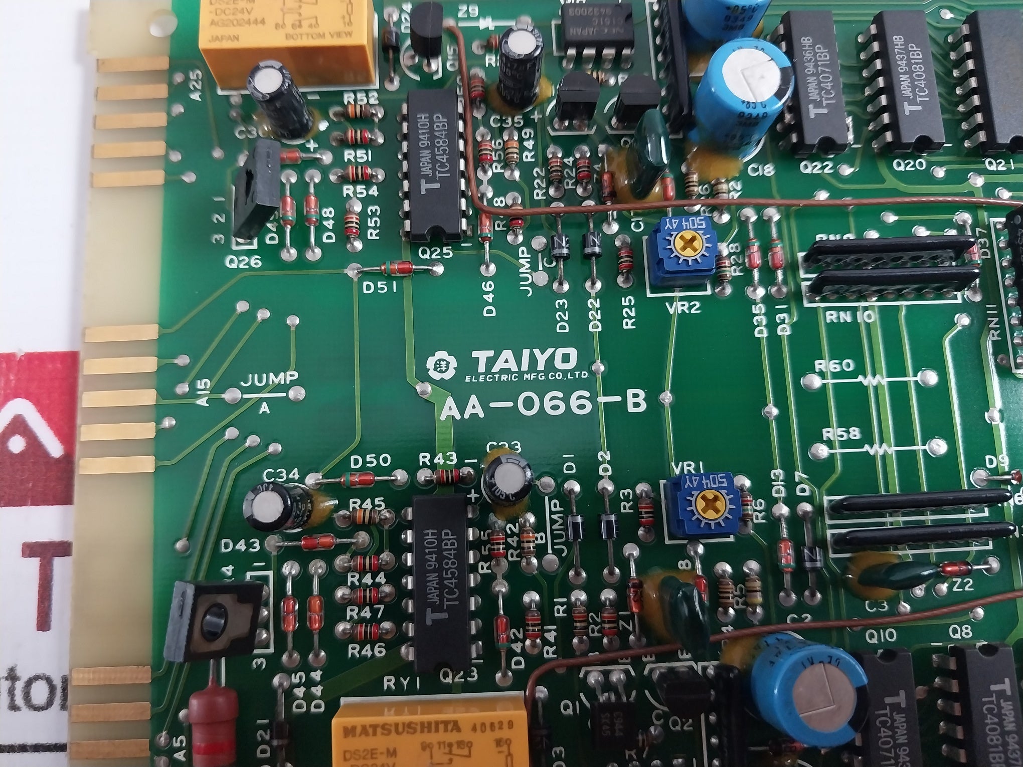 Taiyo Electric Aa-066-b Scavenge Fire Box Controller Pcb Module 9501