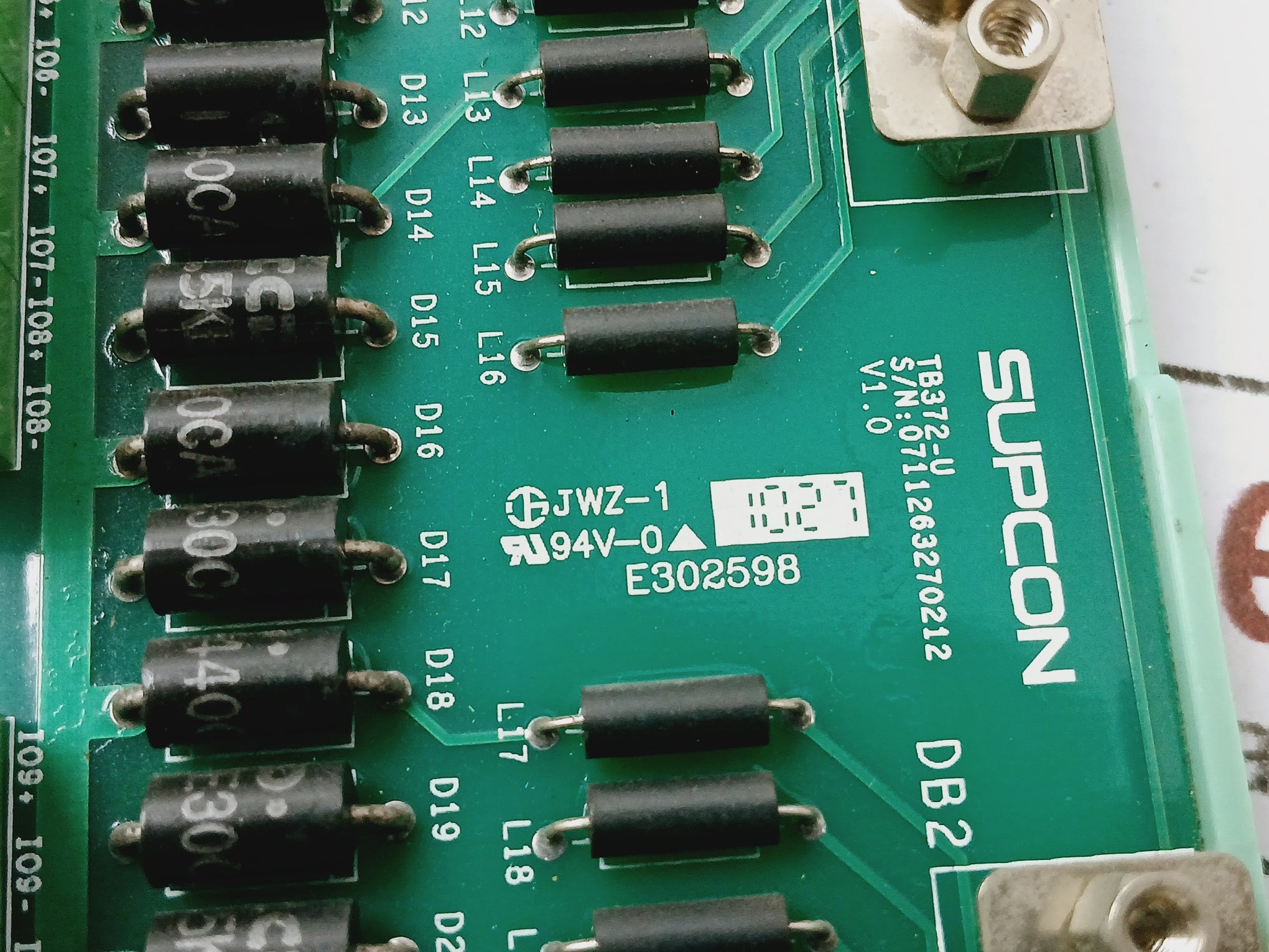 Supcon Tb372-u Distributed Control System Module V1.0 94V E302598