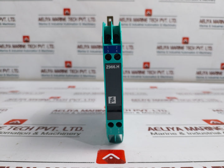 Pepperl +Fuchs Z966.H Safe Snap Zener Barrier Z-series 12V 163Ma Atex Class I