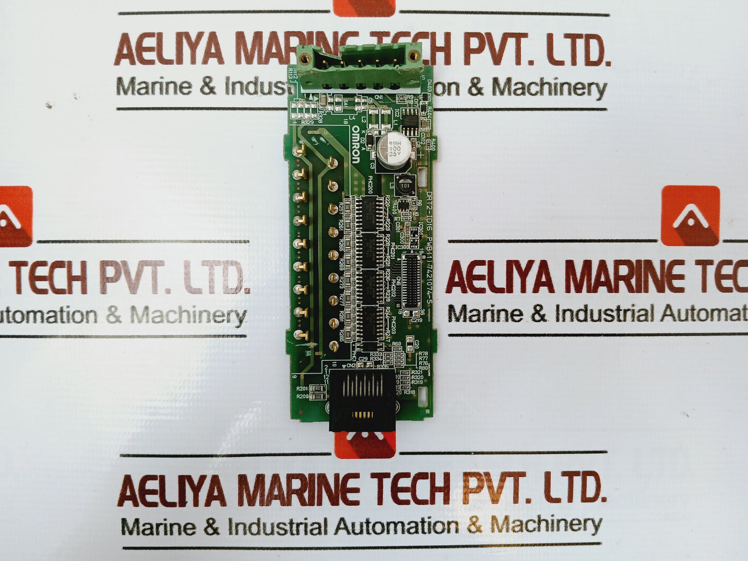 Omron Drt2-id16 Remote I/O Terminal Module Pc Board