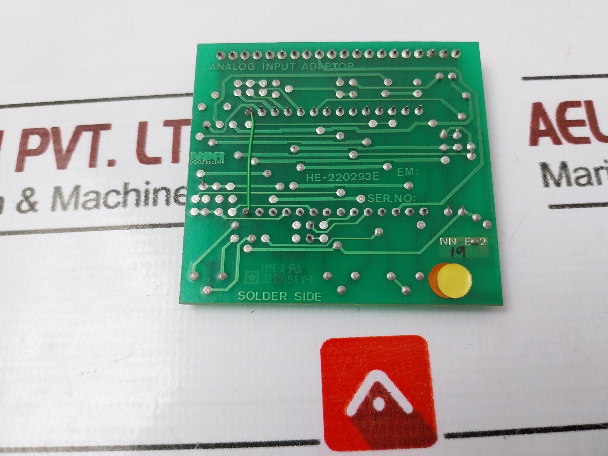 Nor Control Nn-832 19 Analog Input Adapter Pcb Type 2 He-220293E 94V-0