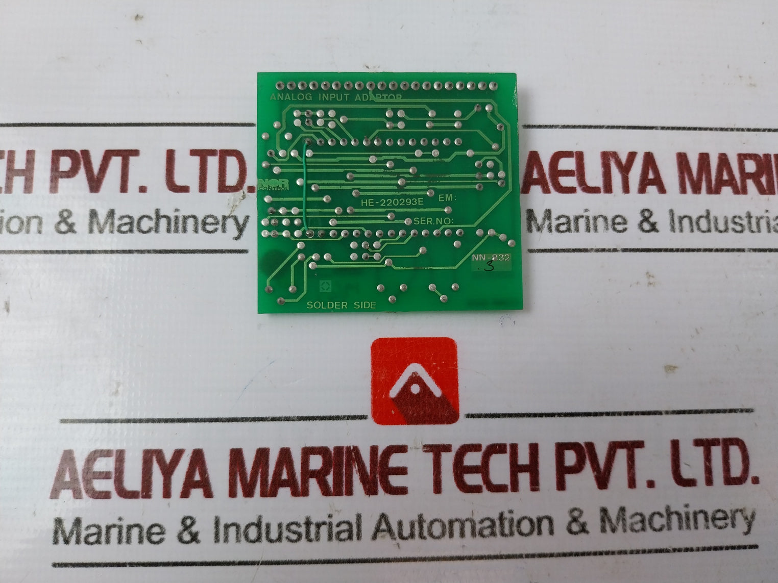 Nor Control Nn-832 Analog Input Adaptor Pcb He-220293E Nn-832.3