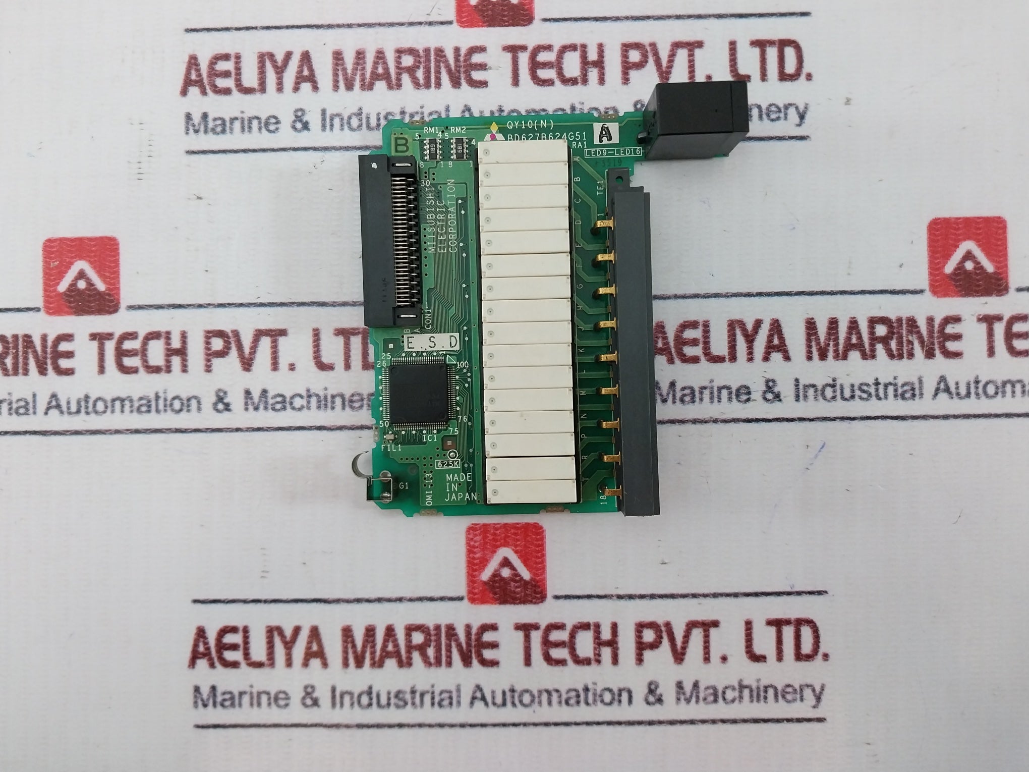 Pcb Card For Mitsubishi Qy10 ( N ) Q Series Output Module Te-con16-18