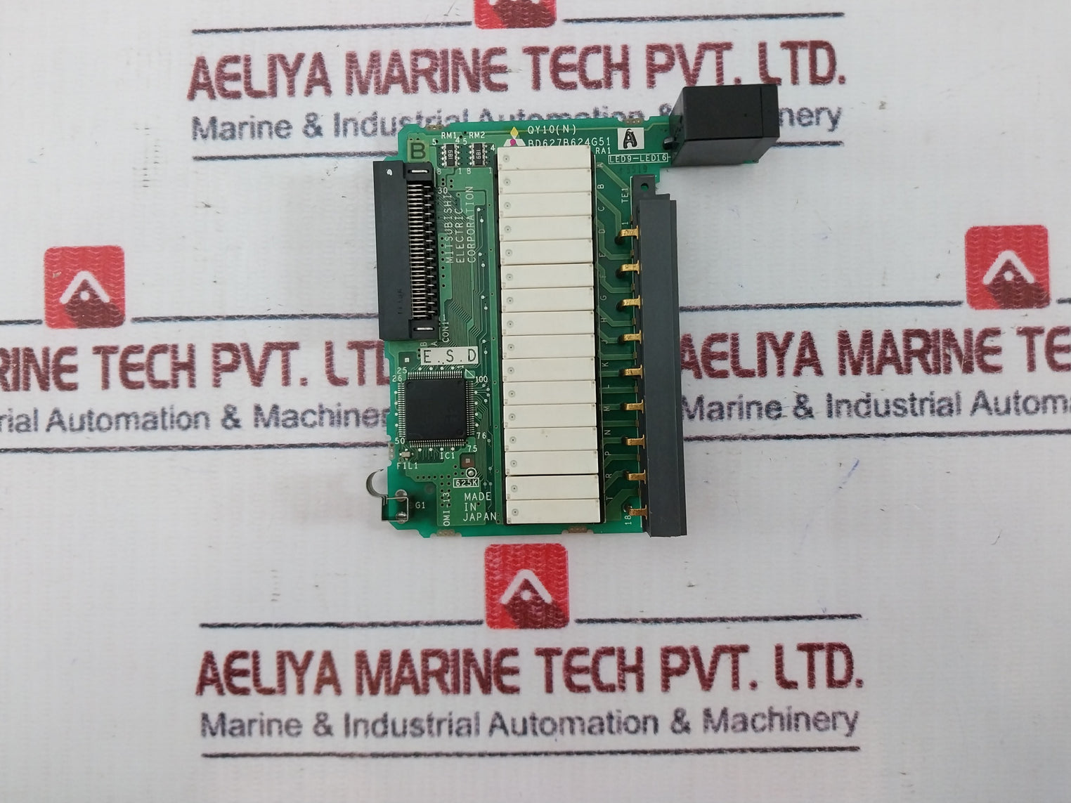 Pcb Card For Mitsubishi Qy10 ( N ) Q Series Output Module Te-con16-18
