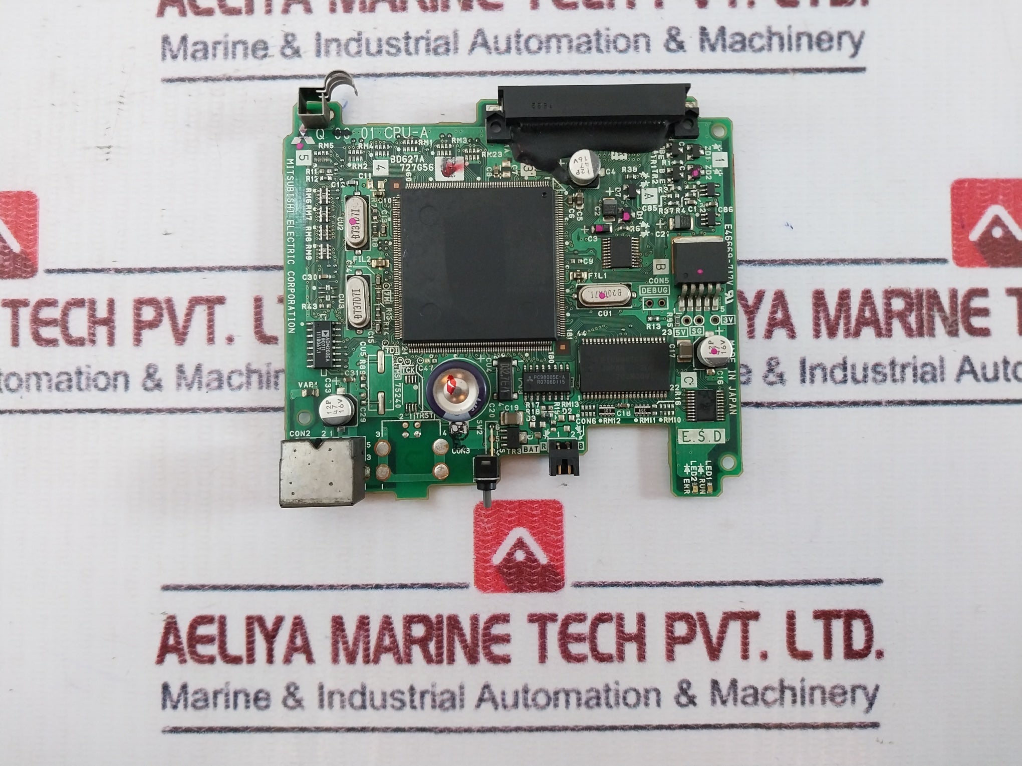 Mitsubishi Electric Q01 Cpu-a Pcb For Plc Q Series Cpu Module Bd627A727H06