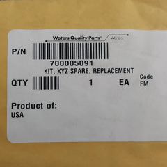 Waters 700005091 Xyz Spare Replacement Kit