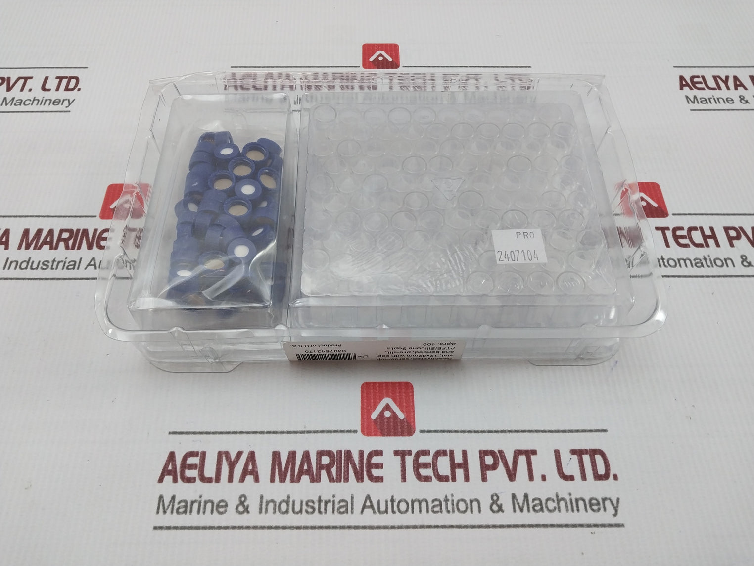 Waters 186000307Dv Clear Glass Screw Neck Vial With Cap (1 Box = 100Pcs)