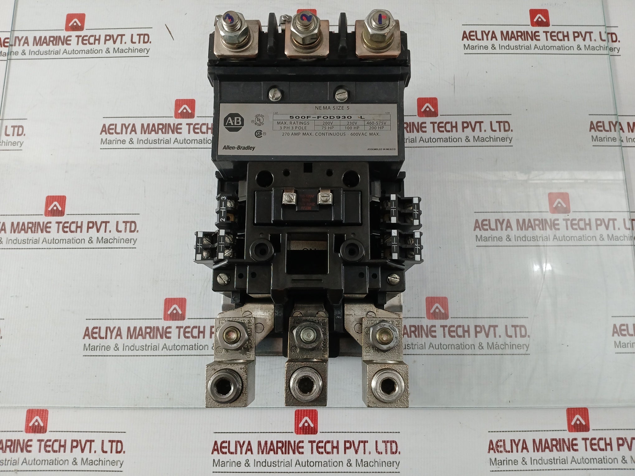 3-Pole-Ac-Dc-Contactor-Nema-Size-5-Allen-Bradley-460-575v-50-60hz-500f-Fod930-1