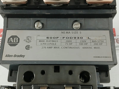 3-Pole-Ac-Dc-Contactor-Nema-Size-5-Allen-Bradley-460-575v-50-60hz-500f-Fod930-6