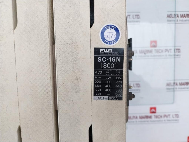 3-Pole-Magnetic-Power-Contactor-Fuji-Electric-Sc-16n-800-100-127vac-50-60hz-9
