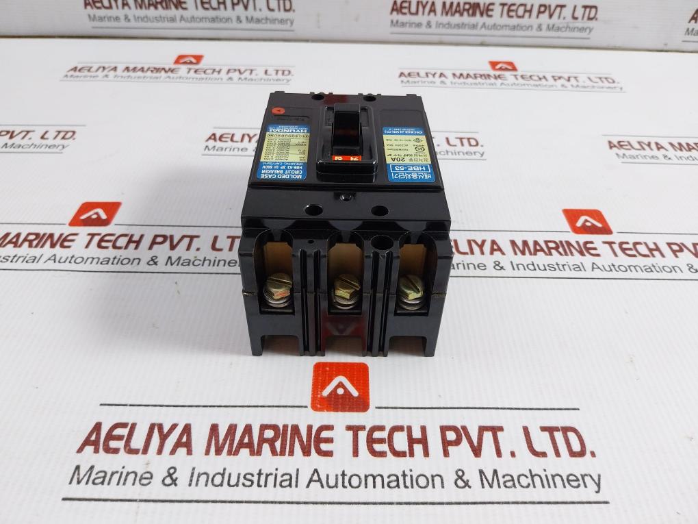 3-Pole-Molded-Case-Circuit-Breaker-By-Hyundai-660v-20a-Hbe-53-6