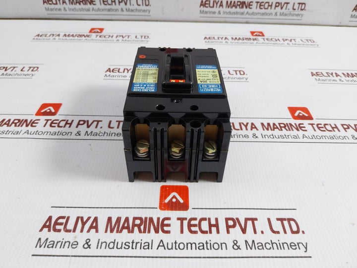 3-Pole-Molded-Case-Circuit-Breaker-By-Hyundai-660v-20a-Hbe-53-6